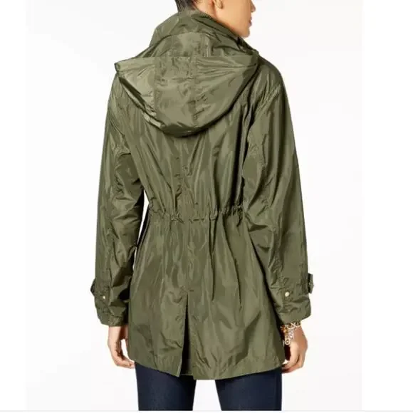Michael Kors Hooded Anorak, snap closures, size M - Picture 2 of 10